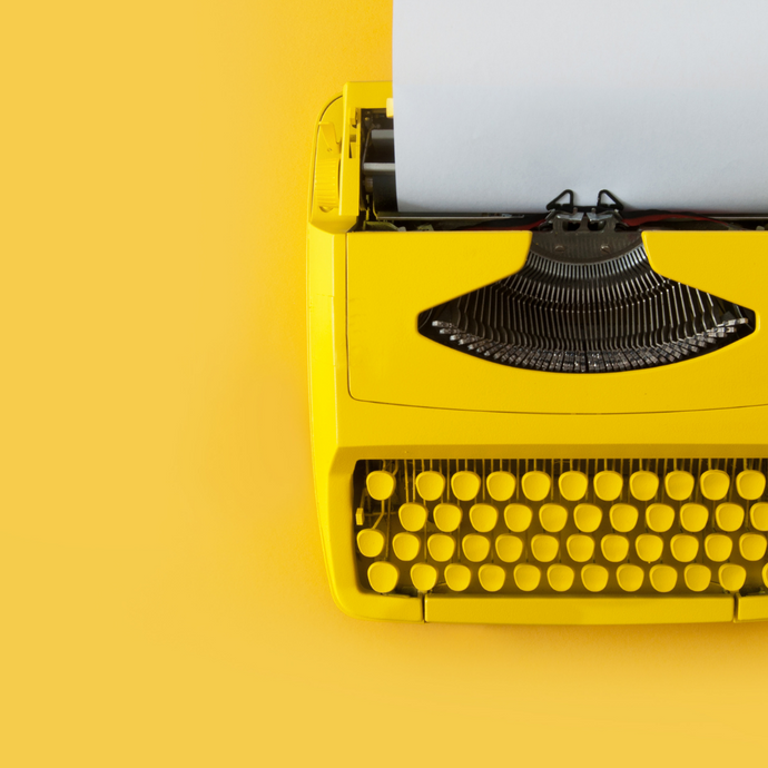 Royal Classic Mannual Typewriter - Yellow